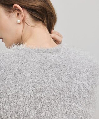 GRACE CONTINENTAL フェザーショートボレロ シルバー