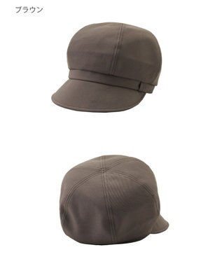 MOONBAT FURLA(フルラ)キャスケット UVカット サイズ調整 手洗い可能 日本製 ブラウン