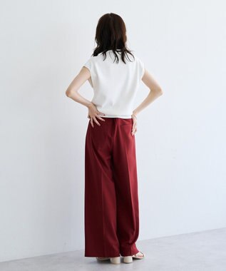 YECCA VECCA 配色フリルカーディガン Off White