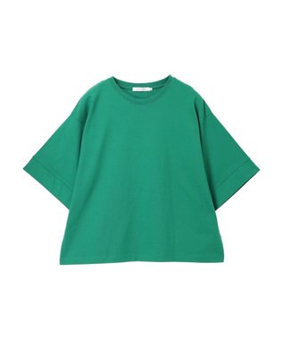 AMERICAN HOLIC 接触冷感ＳＺ５分袖カットプルオーバー Green