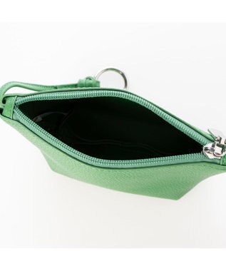 UNBILLION カシュカシュ cachecache / シボ合皮ミニバゲットバッグ グリーン