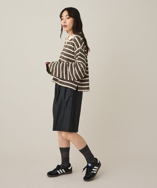 CRAFT STANDARD BOUTIQUE ボーダーラガープルオーバー Dark Gray