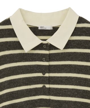CRAFT STANDARD BOUTIQUE ボーダーラガープルオーバー Dark Gray
