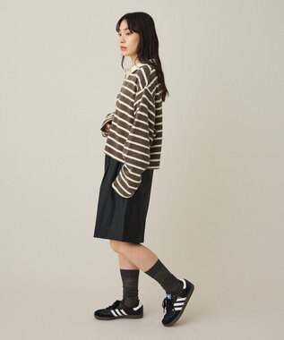 CRAFT STANDARD BOUTIQUE ボーダーラガープルオーバー Dark Gray