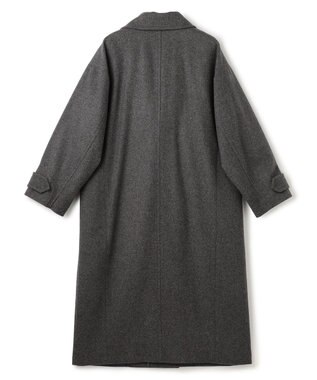 uncrave ライトメルトン ロングチェスターコート チャコール