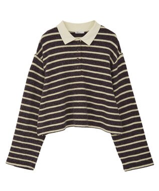 CRAFT STANDARD BOUTIQUE ボーダーラガープルオーバー Deep Purple