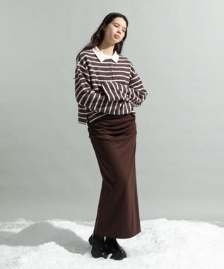 CRAFT STANDARD BOUTIQUE ボーダーラガープルオーバー Deep Purple