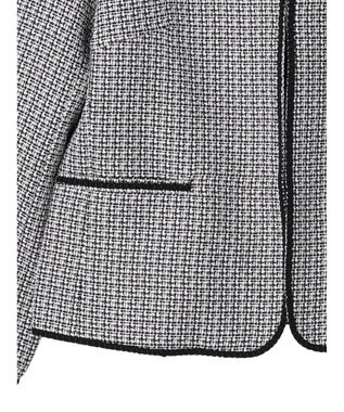 Green Parks ｅｆ－ｄｅ　ツィード風ノーカラージャケット Black