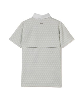 ZERO HALLIBURTON モノグラム柄ポロシャツ ZHG-W6S7a 85220 ホワイト