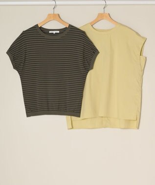 ONWARD Reuse Park スタッフおすすめ！トップスSET商品/サイズ38【23区】ニット春夏×【23区】ブラウス春夏