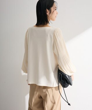 Green Parks ＳＥＴ２点　ネックレス＋マジョリカプルオーバー Ivory