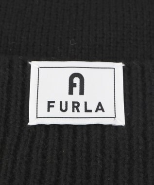 MOONBAT FURLA 折り返しビッグワッチ／ニット帽 ブラック