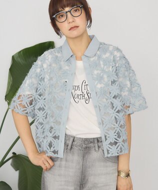AMERICAN HOLIC アートレース半袖シャツ