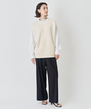 UNFILO MENS BASIC グラフィック ロンT ホワイト