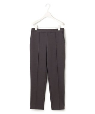 ICB L 【セットアップ対応・洗える】コットンコンプレッシャー テーパードパンツ ミディアムグレー系