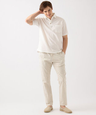 JOSEPH ABBOUD MOUNTAIN 【SPACE】OGワイドストライプ パンツ ホワイト系2