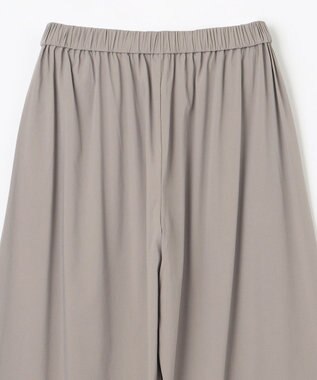 ANY 【ウエストゴム】清涼リラックスクロップドパンツ ライトモカ