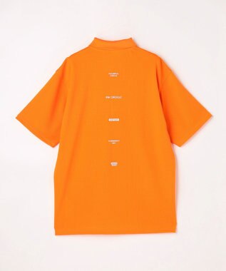 PW CIRCULUS 【MEN】ミニワッフル鹿の子ポロ ゴルフ オレンジ系