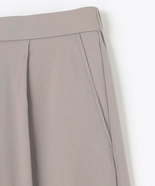 ANY 【ウエストゴム】清涼リラックスクロップドパンツ ライトモカ