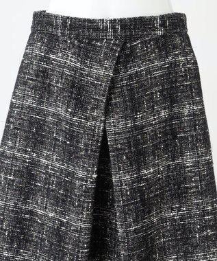 23区 S 【R(アール)】GIOLICAネップチェックツイード スカート ブラック系