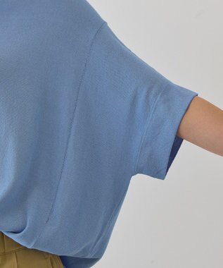 AMERICAN HOLIC 【前後2WAY】ポンチョニット Sax