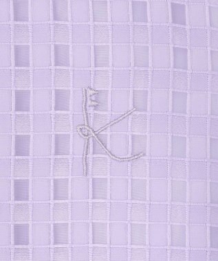 組曲 KIDS 【110-140㎝】シアーチェックバイカラー ワンピース ラベンダー系