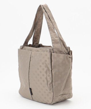 Y'SACCS 【Y’SACCS vous et】ドットジャカードトート Mサイズ グレージュ