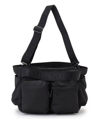 23区 NOMADIS バスクポケット ショルダーバッグ ブラック系