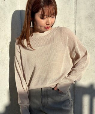 UNFILO 【新色登場】スクエアテレコタンクトップ オフ