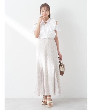 earth music&ecology ２ＷＡＹフリルブラウス White