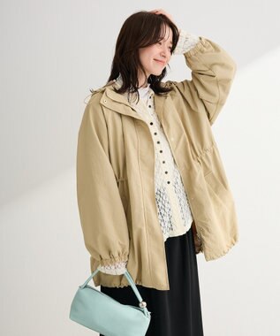 Green Parks 撥水加工ミディ丈マウンテンパーカー