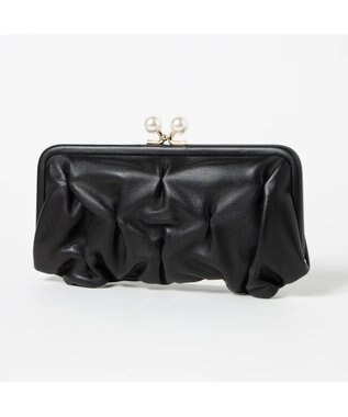 UNBILLION perche タックボンディングがま口長財布