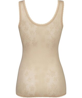 WACOAL ブラキャミソール タンクトップ メッシュジャカード素材(身生地) 肩にくいこみにくい JRC780 /ワコール カラシ