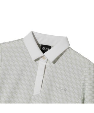 ZERO HALLIBURTON モノグラム柄ポロシャツ ZHG-W6S7a 85220 ホワイト