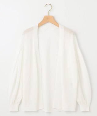 組曲 L シアーニットドルマンカーディガン アイボリー系