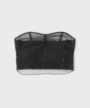 GRACE CONTINENTAL チュールベアトップ ブラック