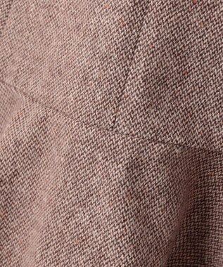 組曲 ネコアシツイードセミフレア スカート ダークブラウン系