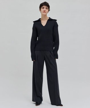 BEIGE， 【洗える】THURET / リブニット F Green