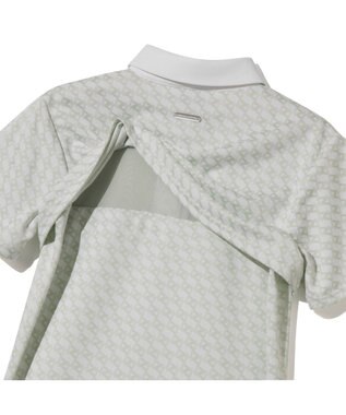 ZERO HALLIBURTON モノグラム柄ポロシャツ ZHG-W6S7a 85220 ホワイト