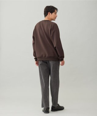 UNFILO MENS 【男女兼用】BEAUTY FORM JERSEY クルー ブラウン