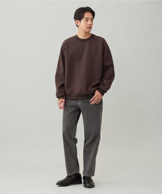 UNFILO MENS 【男女兼用】BEAUTY FORM JERSEY クルー ブラウン