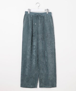 自由区 S 【カタログ掲載】ソフトコーデュロイワイド パンツⅡ ダルブルー