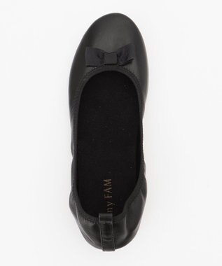 ANY 【トートバッグ付き】コンパクトリボンスリッパ ブラック