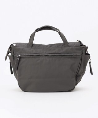 LA BAGAGERIE 【MONICA】サイドジップ2WAYトートバッグ ダークグレー