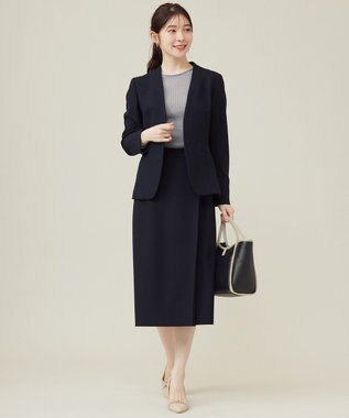 ANY SIS 【洗える】ラメシアーリブ ニット グレー