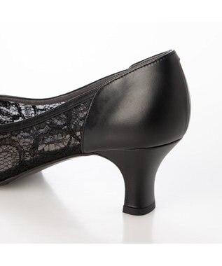 Riz raffinee <Riz raffinee>Ｖカットレースパンプス ブラック