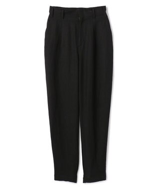 BEIGE， BERNARD / リネン混 ヘムタグ 2WAYパンツ Black