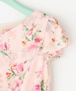 TOCCA 【洗える！】WATERCOLOR HARMONY ロングドレス ローズ系