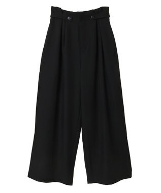 Green Parks ・ＥＬＥＮＣＡＲＥ　ＤＵＥ　サイドベルトタックパンツ Light Beige