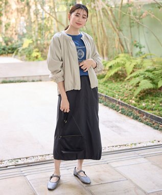 ANY L 清涼リラックスブルゾン グレージュ